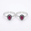Ruby Charm Toe Ring