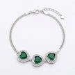 Emerald Heart Bracelet