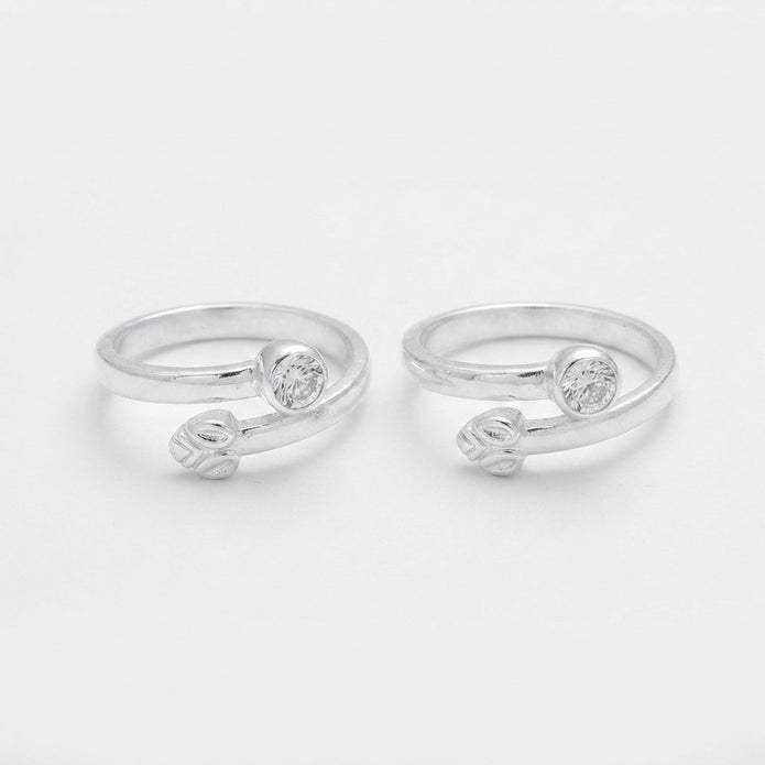 Flora Twist Toe Ring