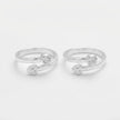 Flora Twist Toe Ring