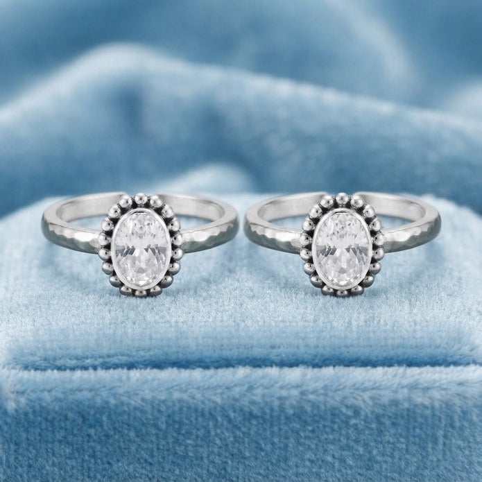 Moonlight Spark Toe Ring