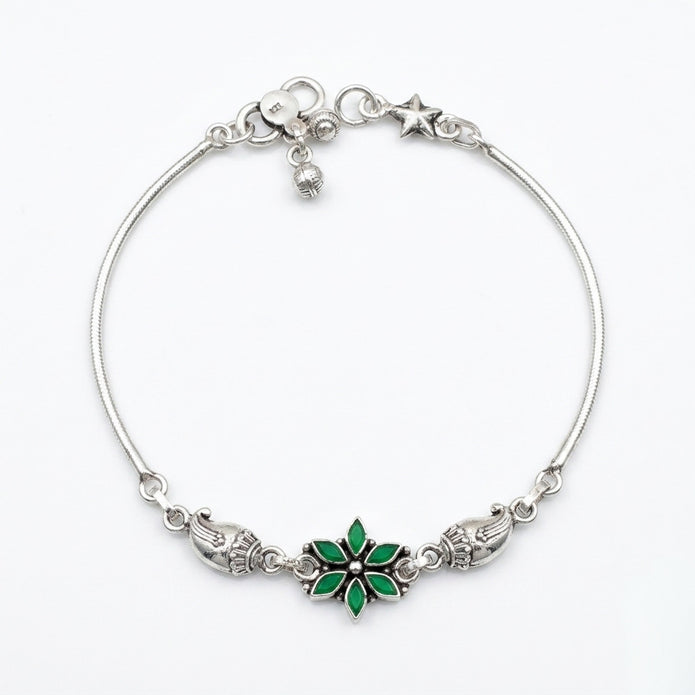 Floral Glow Anklet