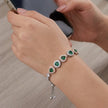 Heart & Round Bolo Bracelet