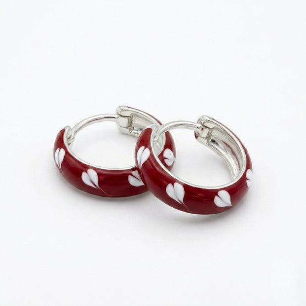 Cherry Heart Hoops