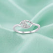 Curved Diamond Ring