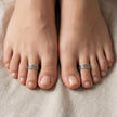 Silver Swirl Toe Ring