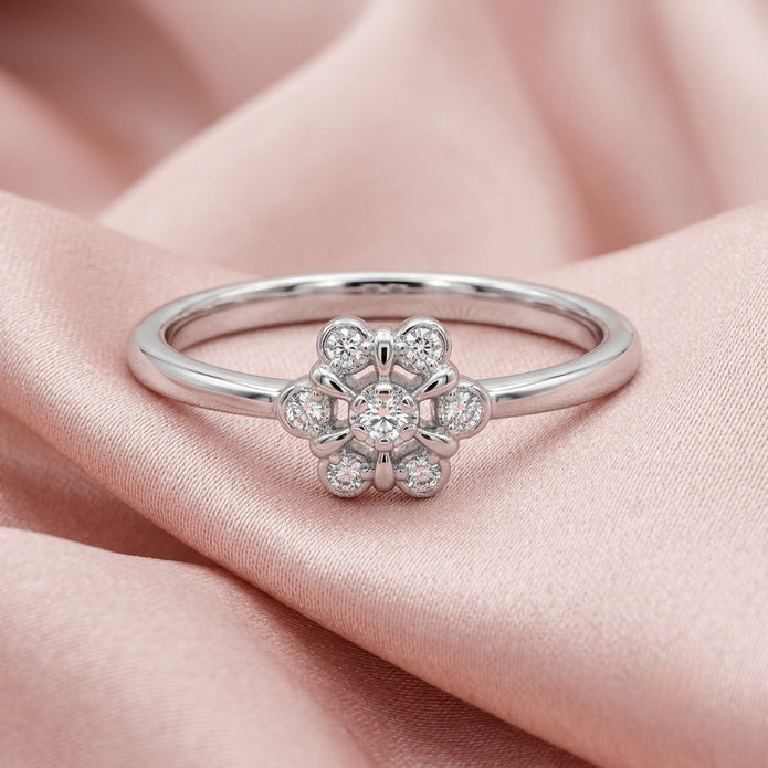 Floral Charm Ring