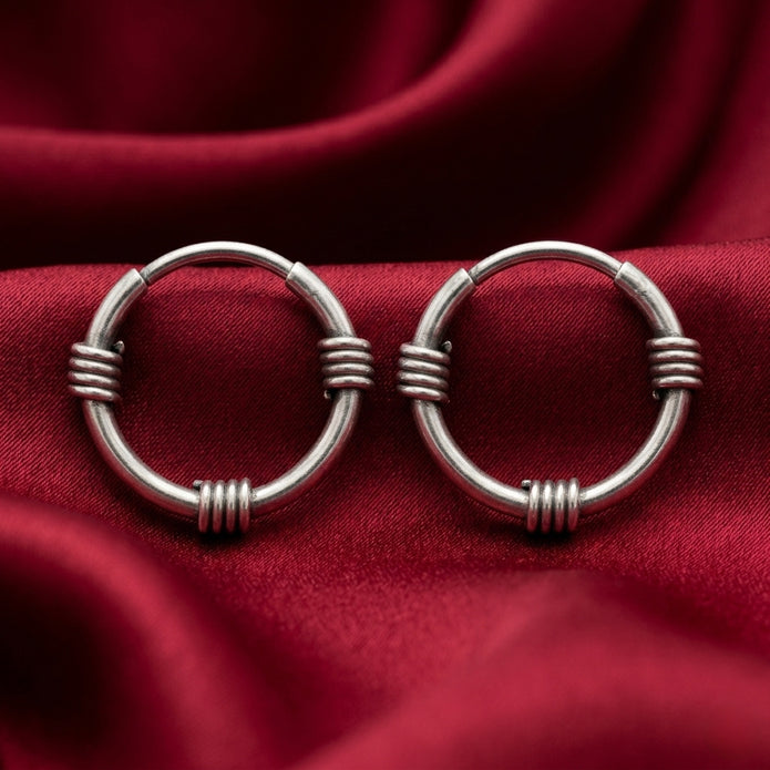 Wire-Wrapped Style Hoops