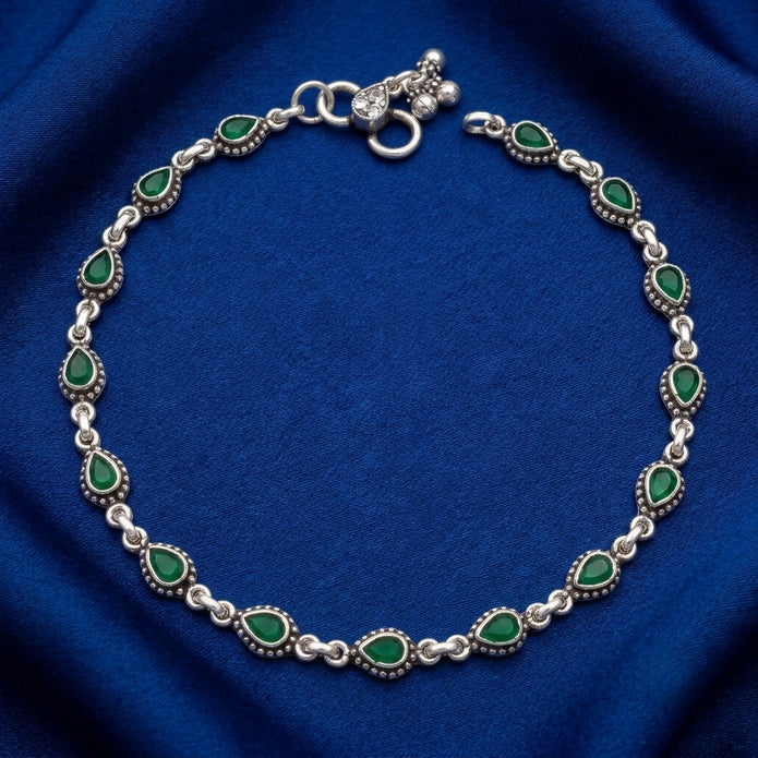 Emerald Grace Anklet