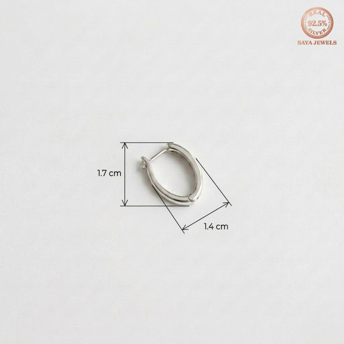Minimal Oval Hoops