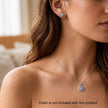 Sparkling Evil Eye Pendant & Studs (Small)
