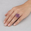 Ruby Blossom Bloom Ring