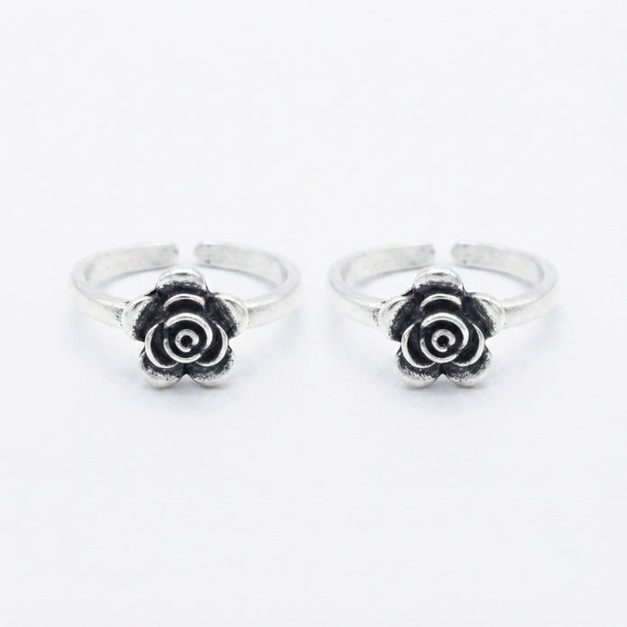 Vintage Rose Toe Ring