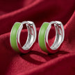 Girl Enamel Hoops