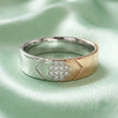 Dual Tone Blossom Ring