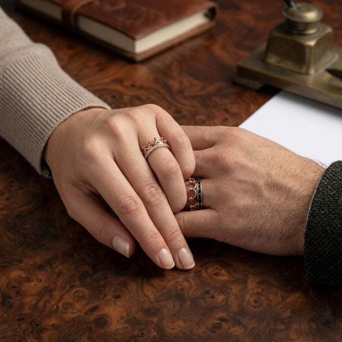 Crown Couple Ring