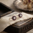 Ruby Flower Toe Ring