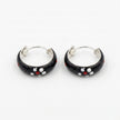 Midnight Bloom Hoops
