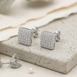 Pave Stud Earrings