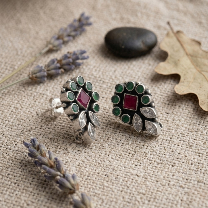 Emerald Halo Ruby