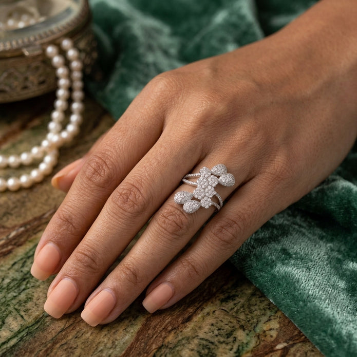 Floral Radiance Ring