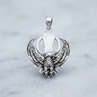 Oxidised Eagle Pendant