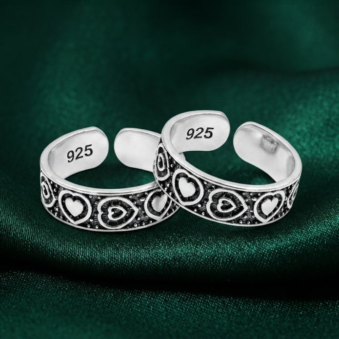 Heart Charm Toe Ring