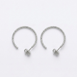 Textured Half Hoop