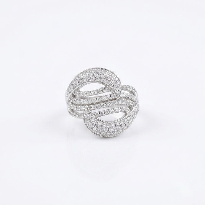 Swirl Crossover Ring