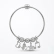 Pave Heart, Star & Note Bracelet