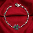 Ruby Bloom Anklet
