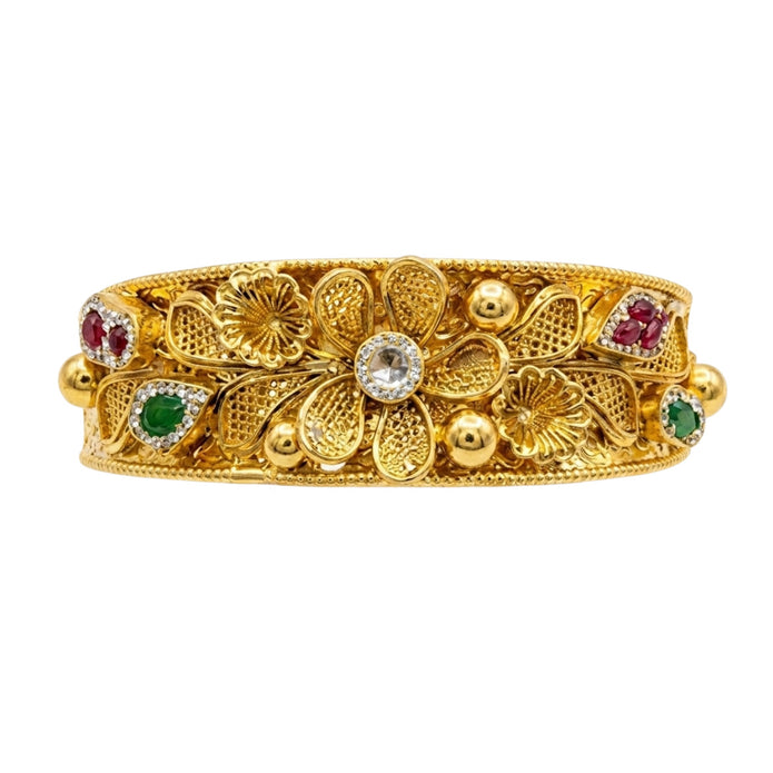 Vintage Bloom Gold Bracelet
