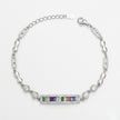 Rainbow Baguette Bracelet