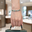 Heart & Round Bolo Bracelet