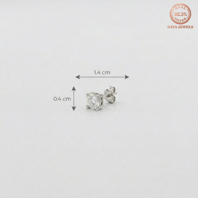 Luna Round Studs