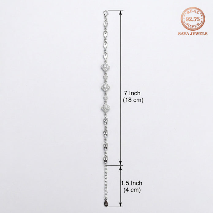 Sterling Heart Bracelet
