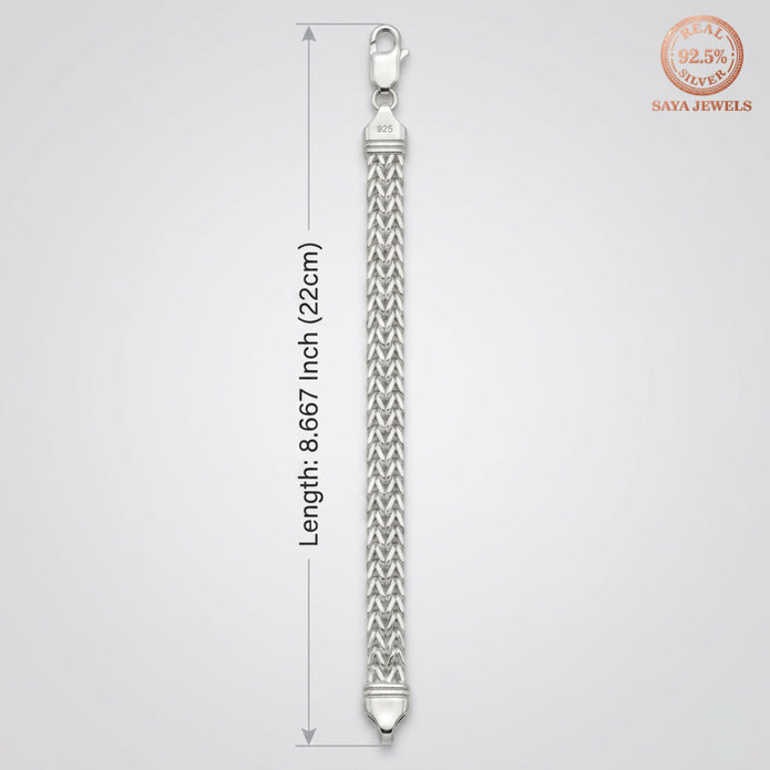 Double Foxtail Chain Bracelet