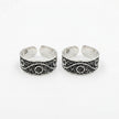 Silver Spiral Toe Ring