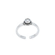 Crystal Twist Toe Ring