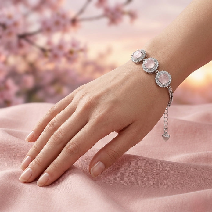 Rose Charm Bracelet