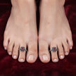 Vintage Flower Toe Ring