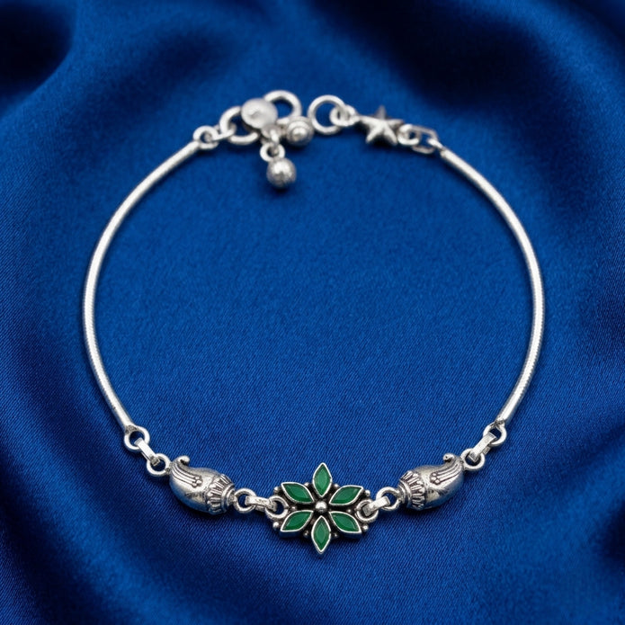 Floral Glow Anklet