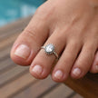 Moonlight Spark Toe Ring