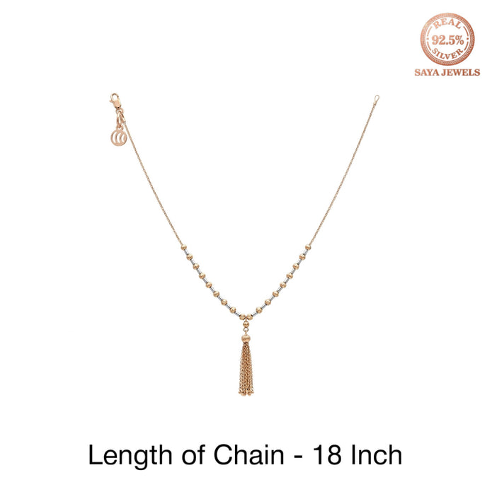Rose Gold Drop Chain