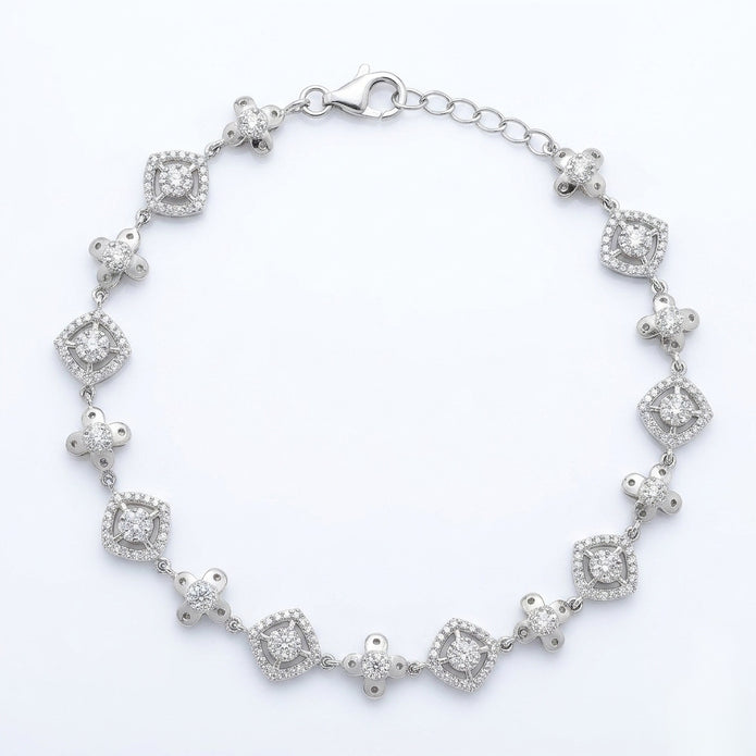 Crystal Bloom Anklet