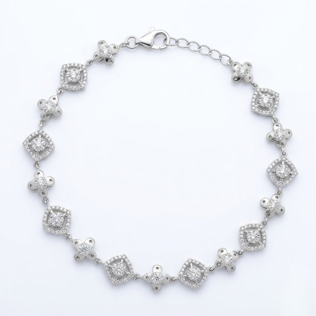 Crystal Bloom Anklet