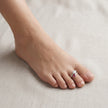 Rose  Radiance Toe Ring