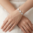 Pearl Triple Clover Bracelet