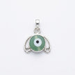Sage Green Evil Eye Pendant