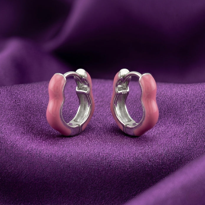 Pink Kitten Hoops